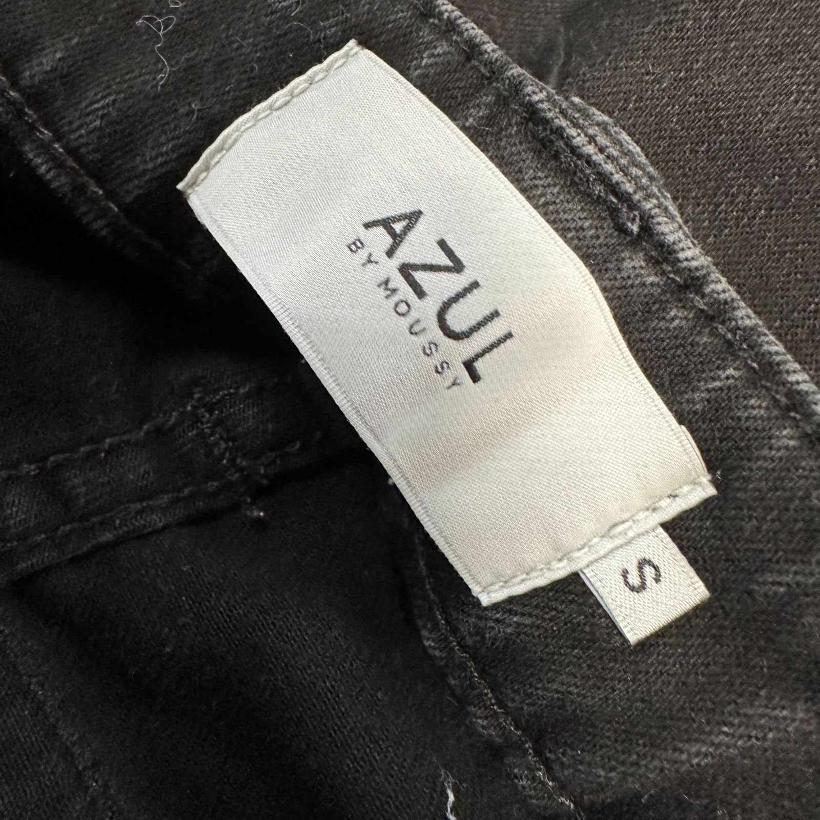 AZUL BY MOUSSY BLACK DENIM SKINNY スキニーデニム ブラック 