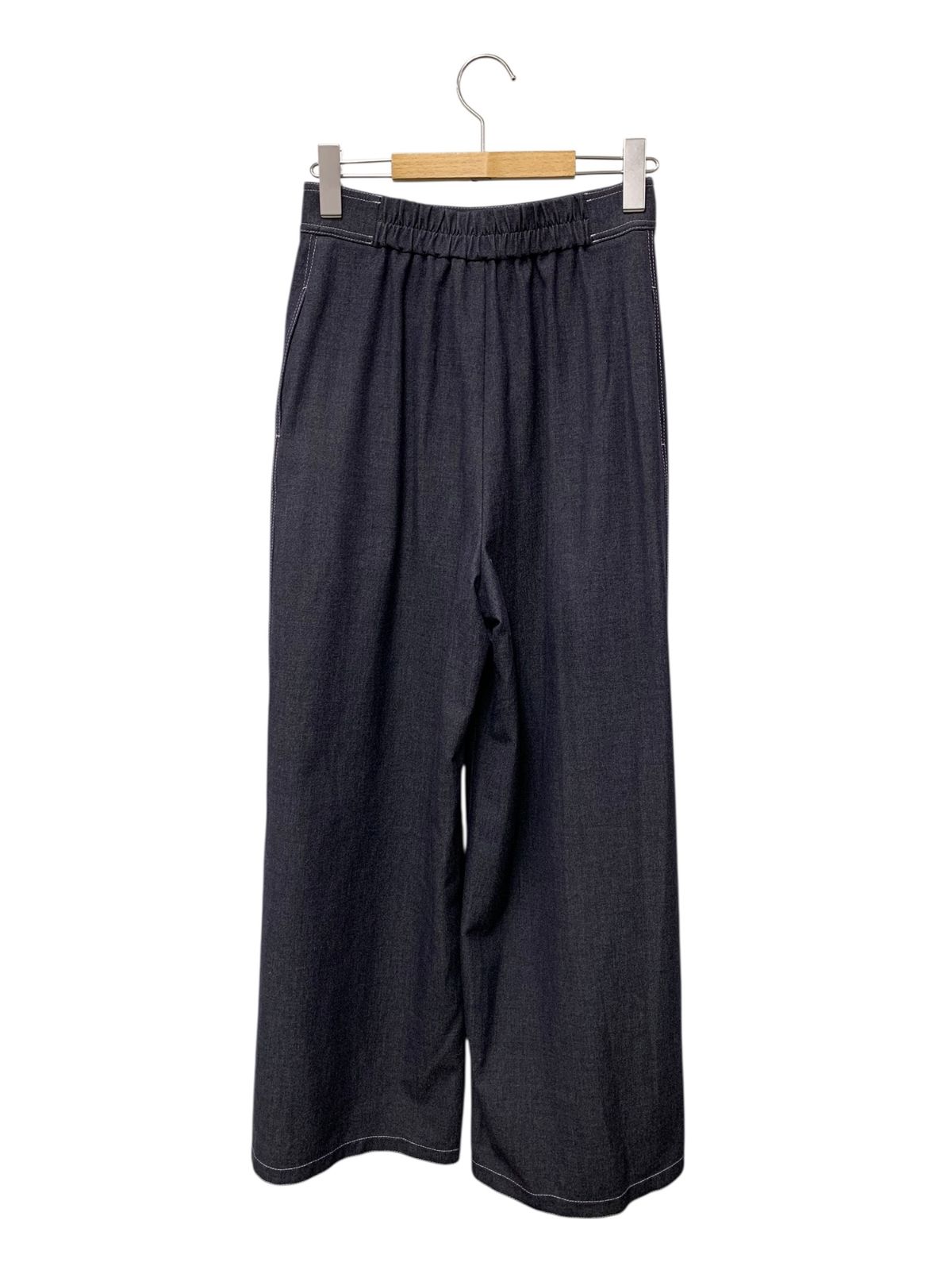 ルネ 6415180 デニムパンツ 36 ネイビー ストレッチ ワイド