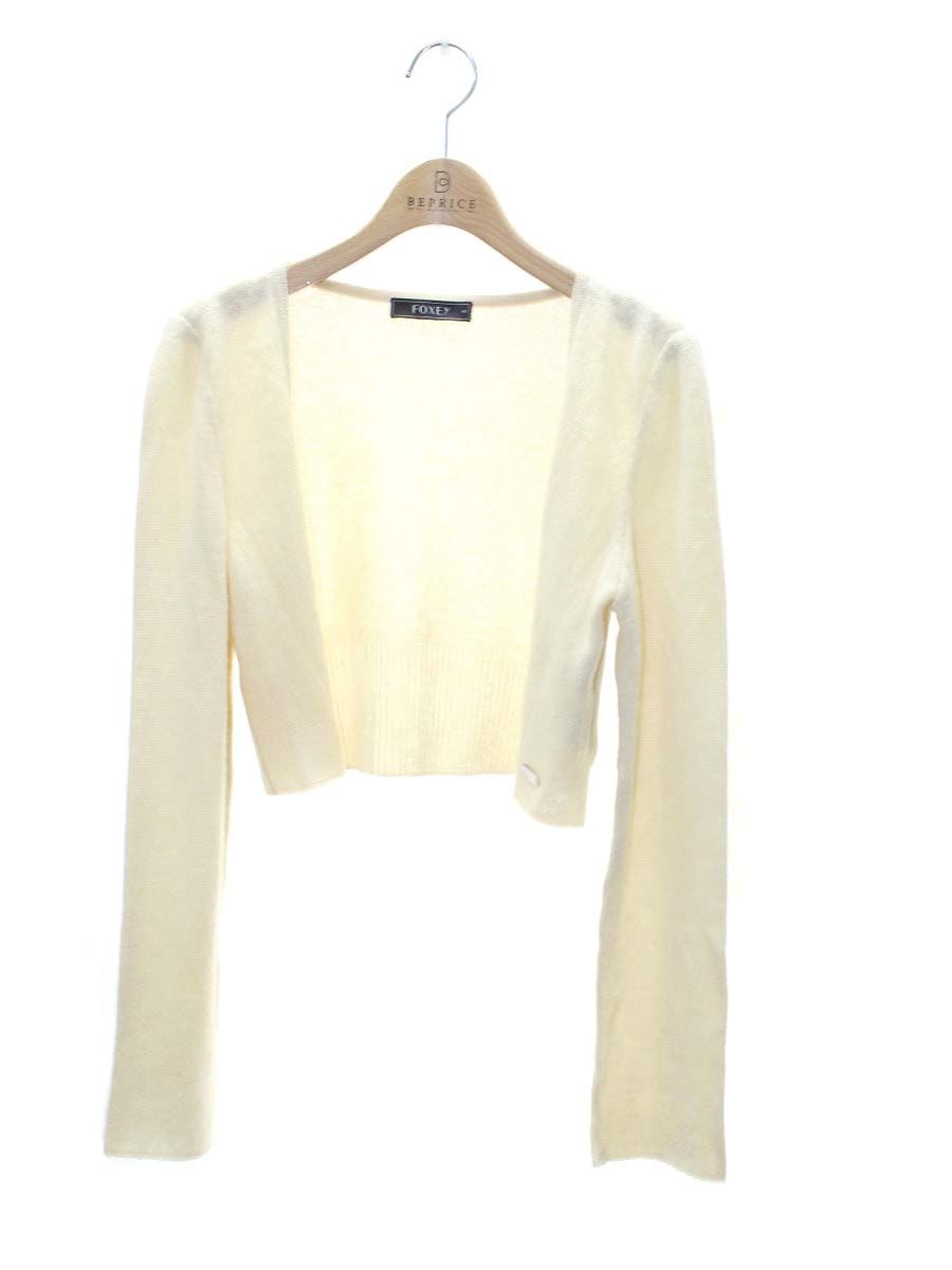 フォクシーブティック カーディガン フェアリー 27966 40 アイボリー カシミア100％