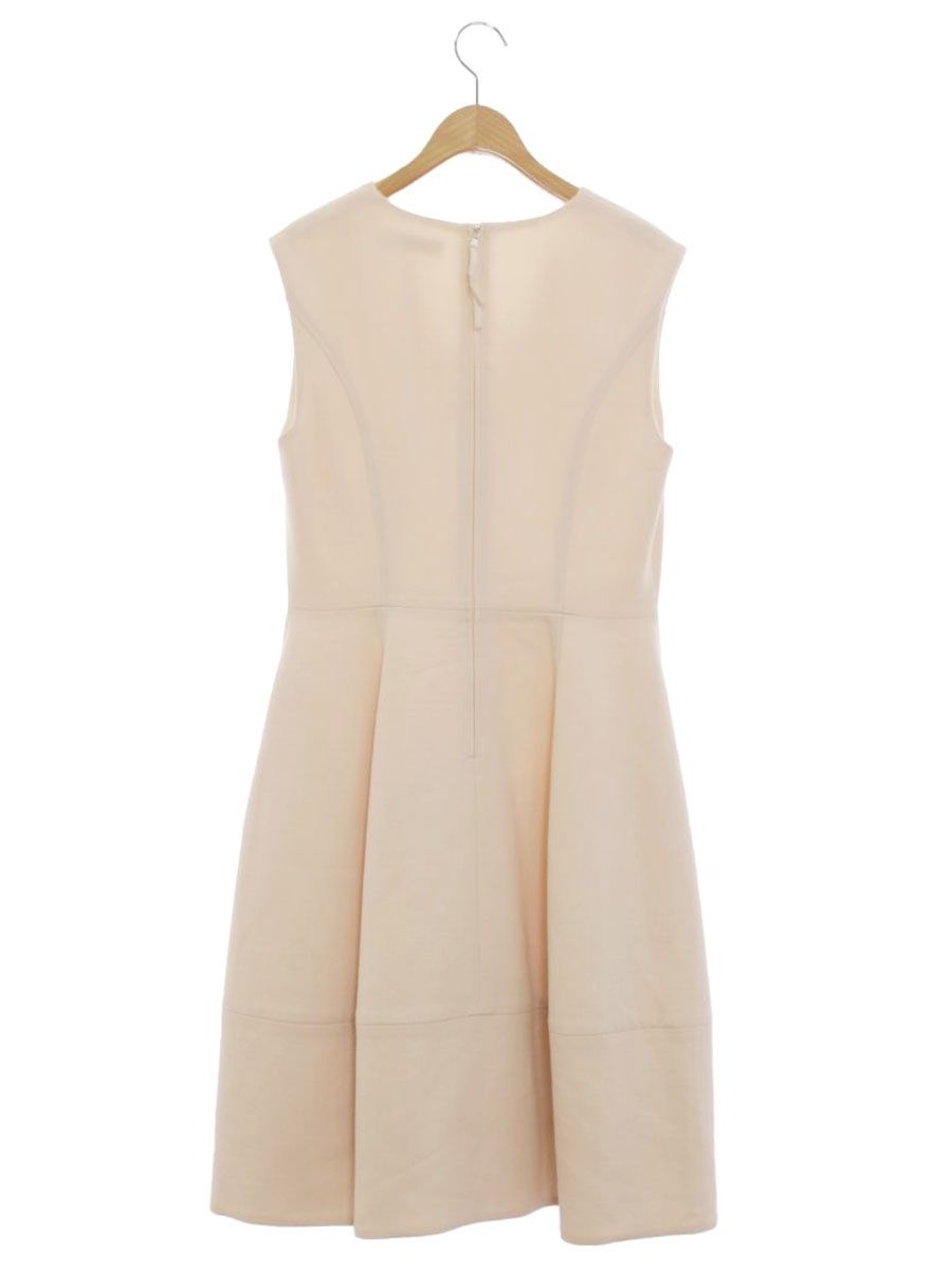 フォクシーブティック ドレス Vバロン 39477 ワンピース 42 アイボリー Ｖネック