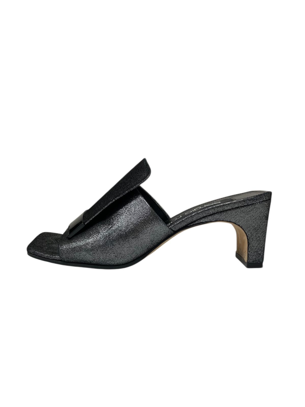 セルジオロッシ Sr 1 Mule HH 60 mm A 81700 ミュール 37 ブラック サンダル スクエアートゥ