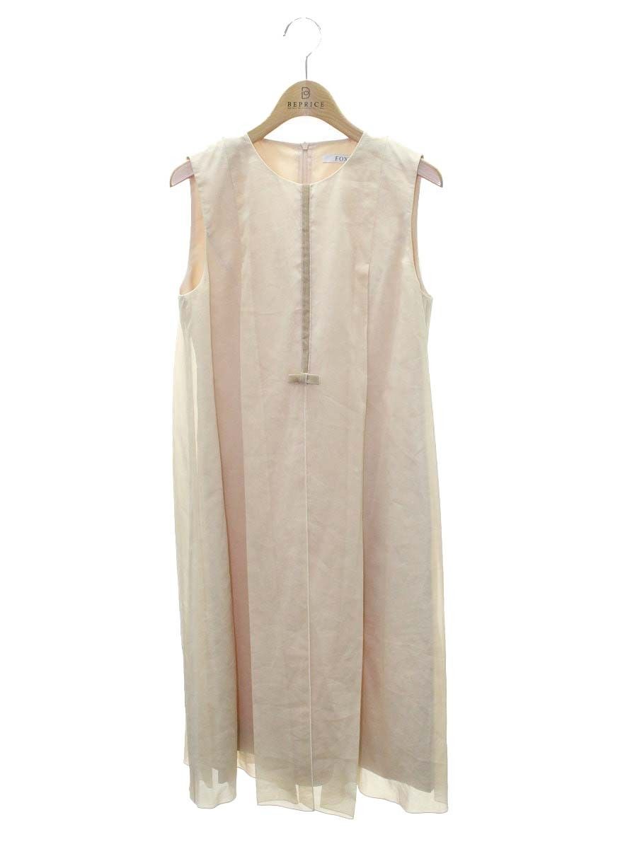 フォクシーブティック パウダーベール 33534 ワンピース 40 ベージュ
