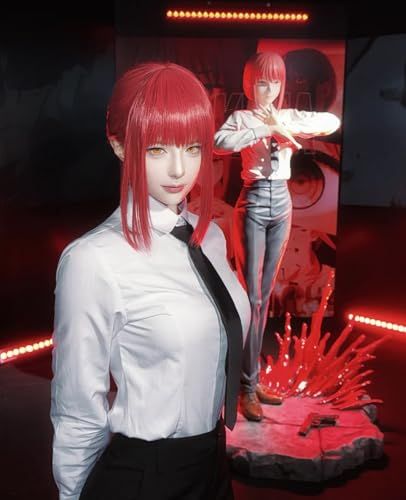 CR ROLECOS マキマ コスプレ レゼ ウィッグ付き アニメ マンガ Makima コスチュームセット 衣装 撮影会 仮装 イベントpo 5839 b 71 e