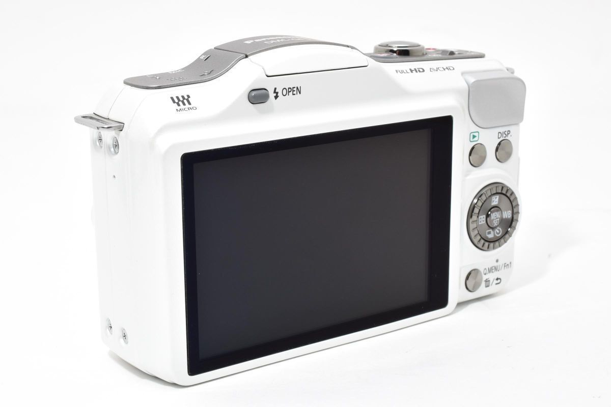 美品Panasonic LUMIX GF5 ホワイト LUMIX パナソニック Panasonic DMC-GF5 ボディ ホワイト ミラーレス
