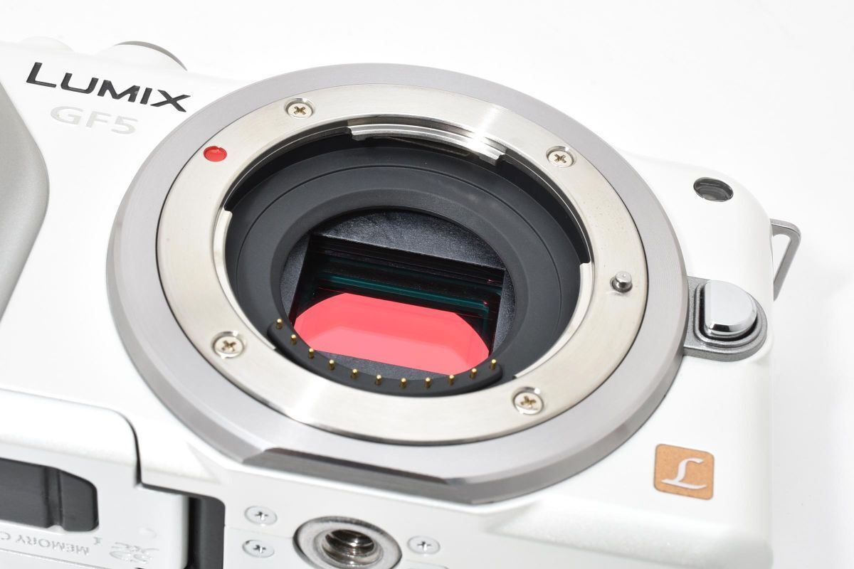 ショット数831回 美品 Panasonic LUMIX DMC-GF5 ホワイト AYM4692#23
