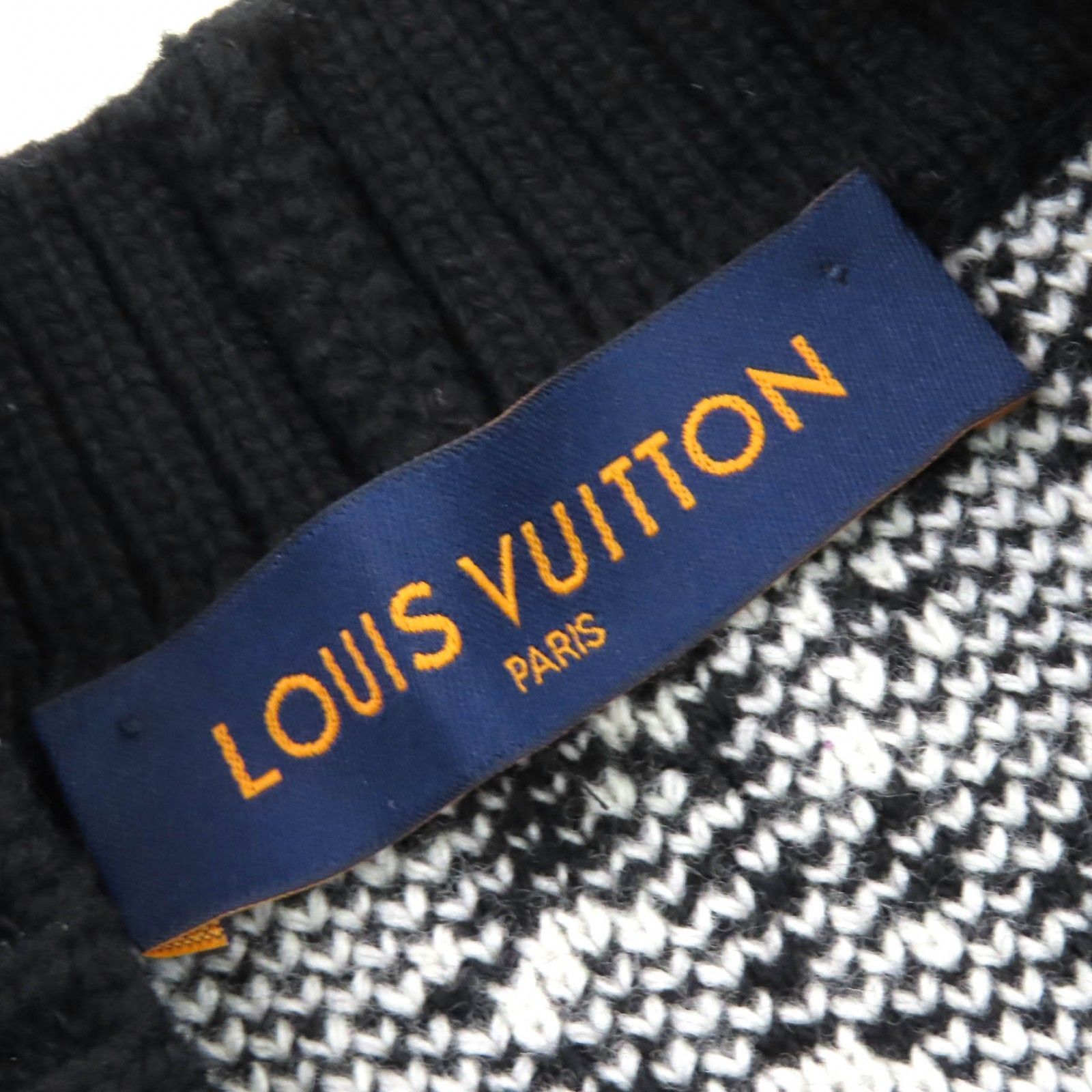 極美品△LOUIS VUITTON ルイヴィトン ウール100％ シスル ジャガード V