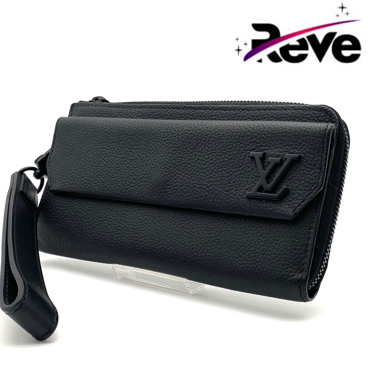 ルイヴィトン アエログラム ジッピーウォレット ドラゴンヌ ブラック 長財布