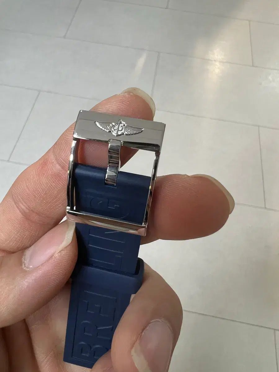 片側のみ ブライトリング ラバーストラップ 22 mm