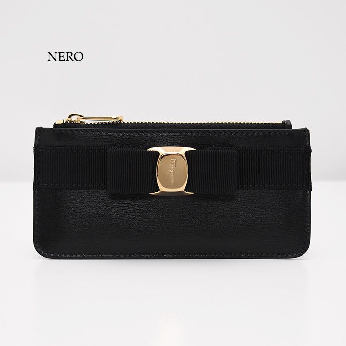 FERRAGAMO フェラガモ ヴァラリボン カードスロット付き コインケース