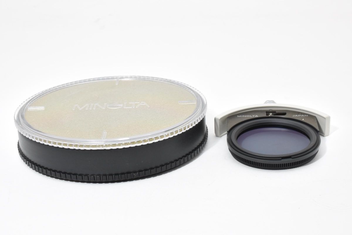MINOLTA 差し込み式 円偏光フィルター C-PL AF APO 300 mm 400 600 mm用 ケース付 YM 5214 99