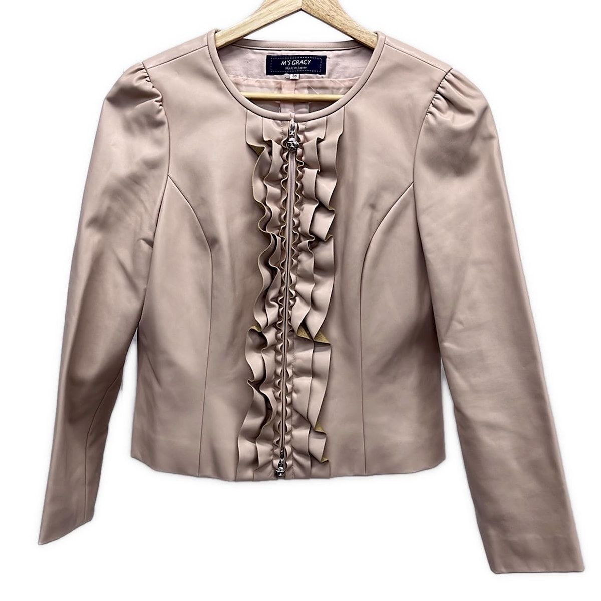 専用です　エムズグレイシー　ジャケット38サイズ M'S GRACY(エムズグレイシー) ライダースジャケット サイズ38 M