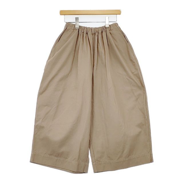 ゴーシュ カツラギ8分丈ワイドパンツ 定価30800円 G 231-P 031 パンツ ベージュ レディース 5-1224 G∞