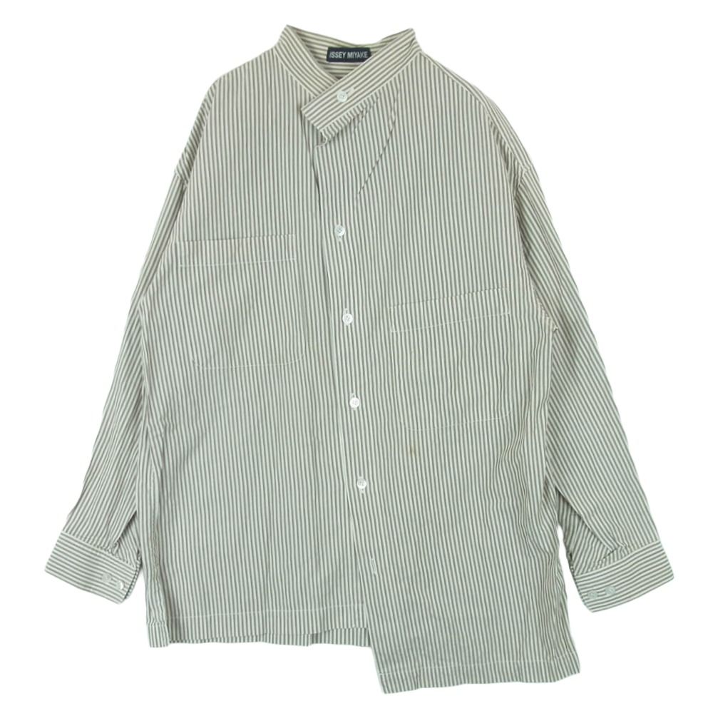 ISSEY MIYAKE イッセイミヤケ ME11-FJ010 バンドカラー 胸ポケット