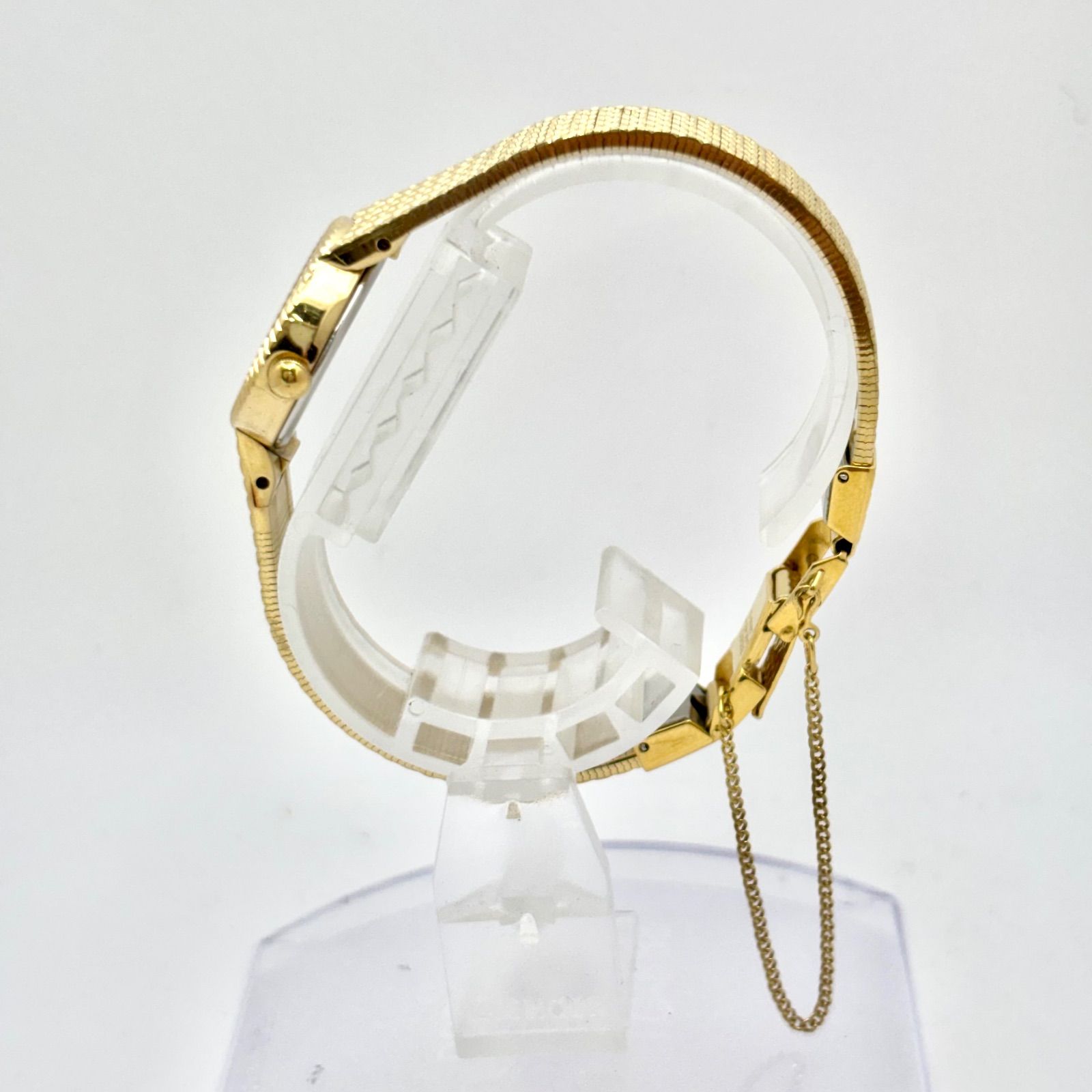 電池 SEIKO セイコー 1 Pダイヤ レディース 腕時計 ゴールド 1220-0020 451121