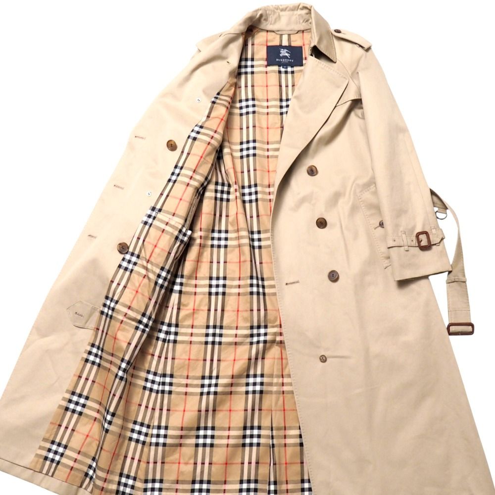 BURBERRY バーバリー トレンチコート サイズ40 ノバチェック柄 ロゴ