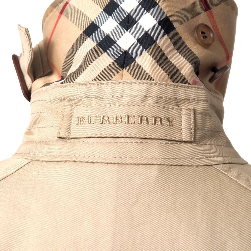 BURBERRY バーバリー トレンチコート サイズ40 ノバチェック柄 ロゴ