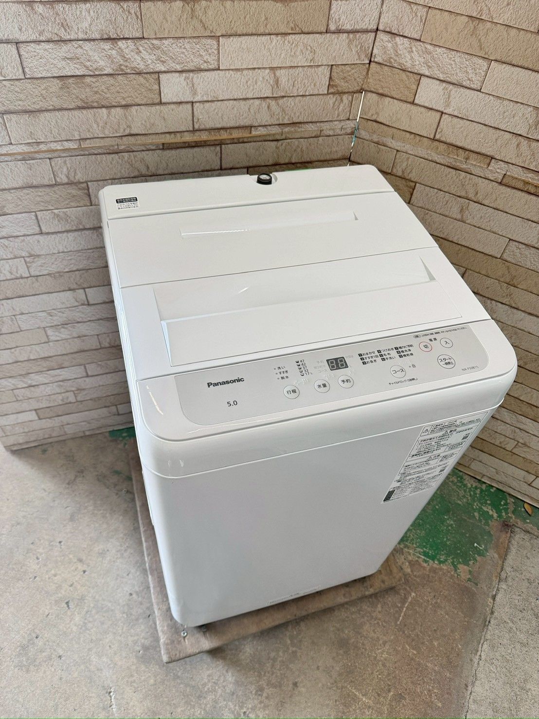 大阪 3か月保障付き 洗濯機 パナソニック 5 kg 2025年 NA-F 50 B 15 SS-287