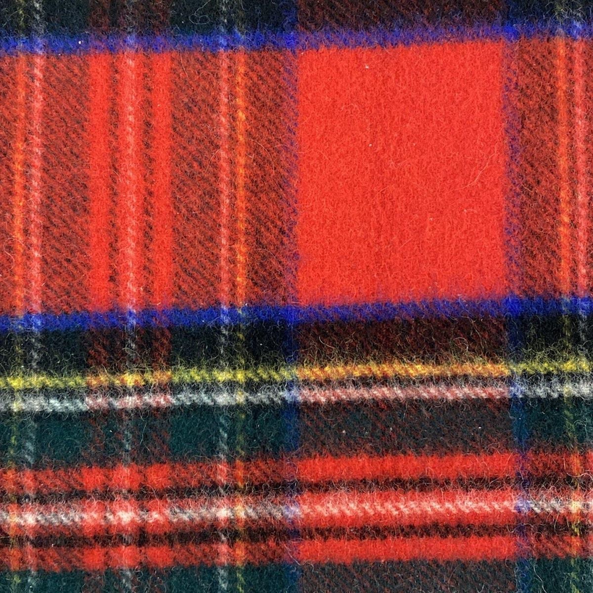 Johnstons(ジョンストンズ) マフラー - レッド×ダークグリーン×マルチ