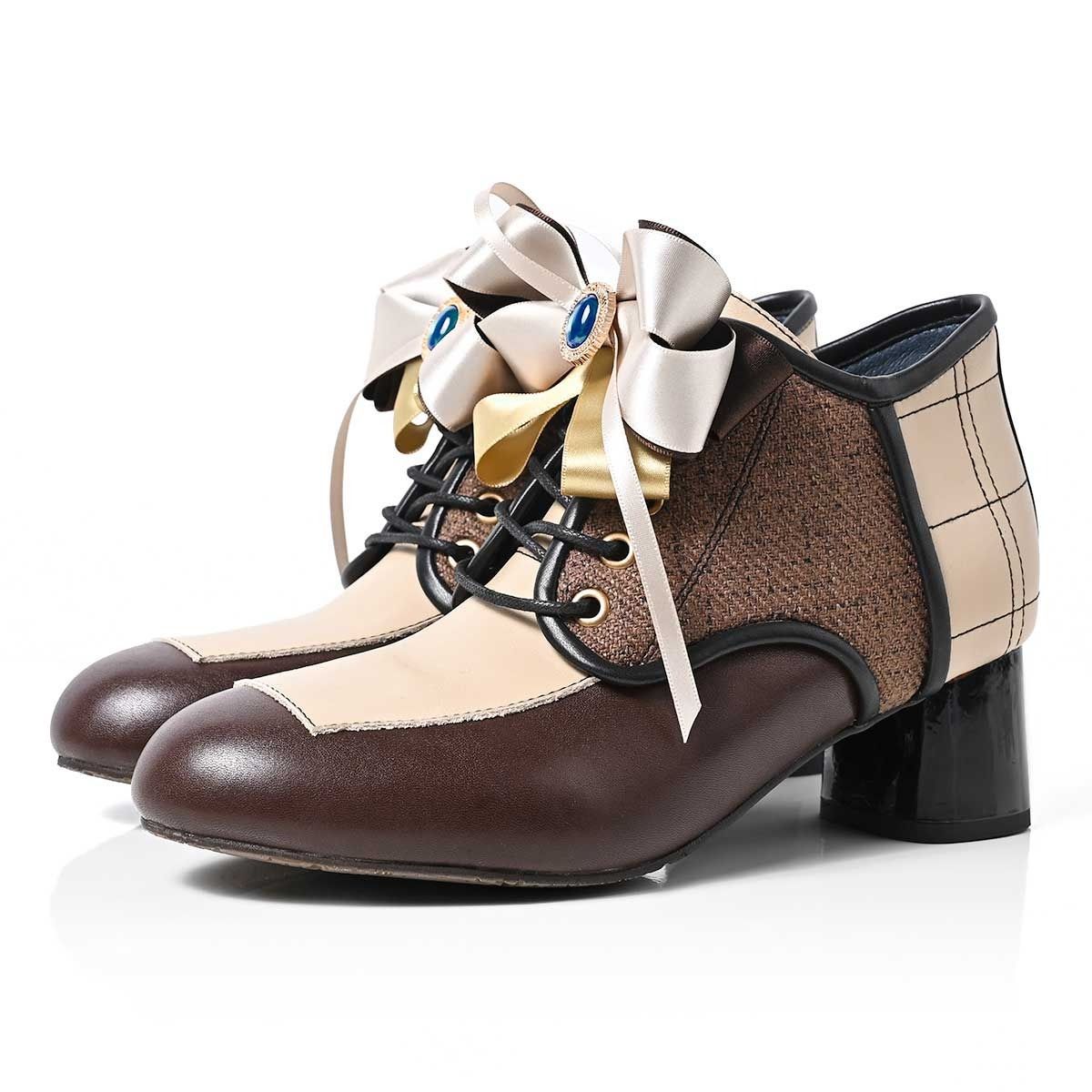 MAYLA マイラ 文豪ストレイドッグス アイコニック シューズ オブジェ ブーティ E 10 BSD 5 BRB 太宰治 BW 38 24 5～25 0 cm 管理番号 2025 9570