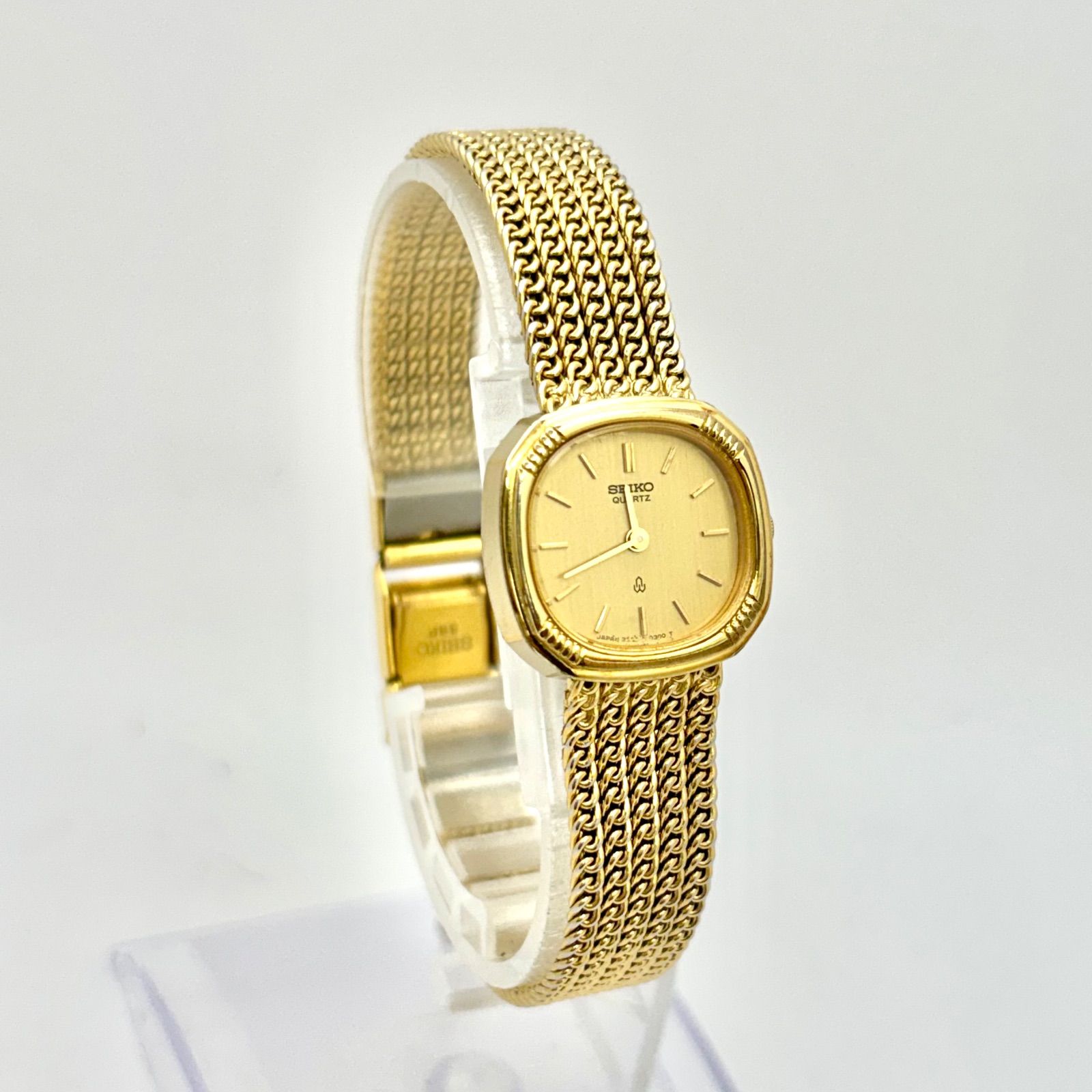 新品電池】SEIKO セイコー レディース 腕時計 ゴールド オクタゴン