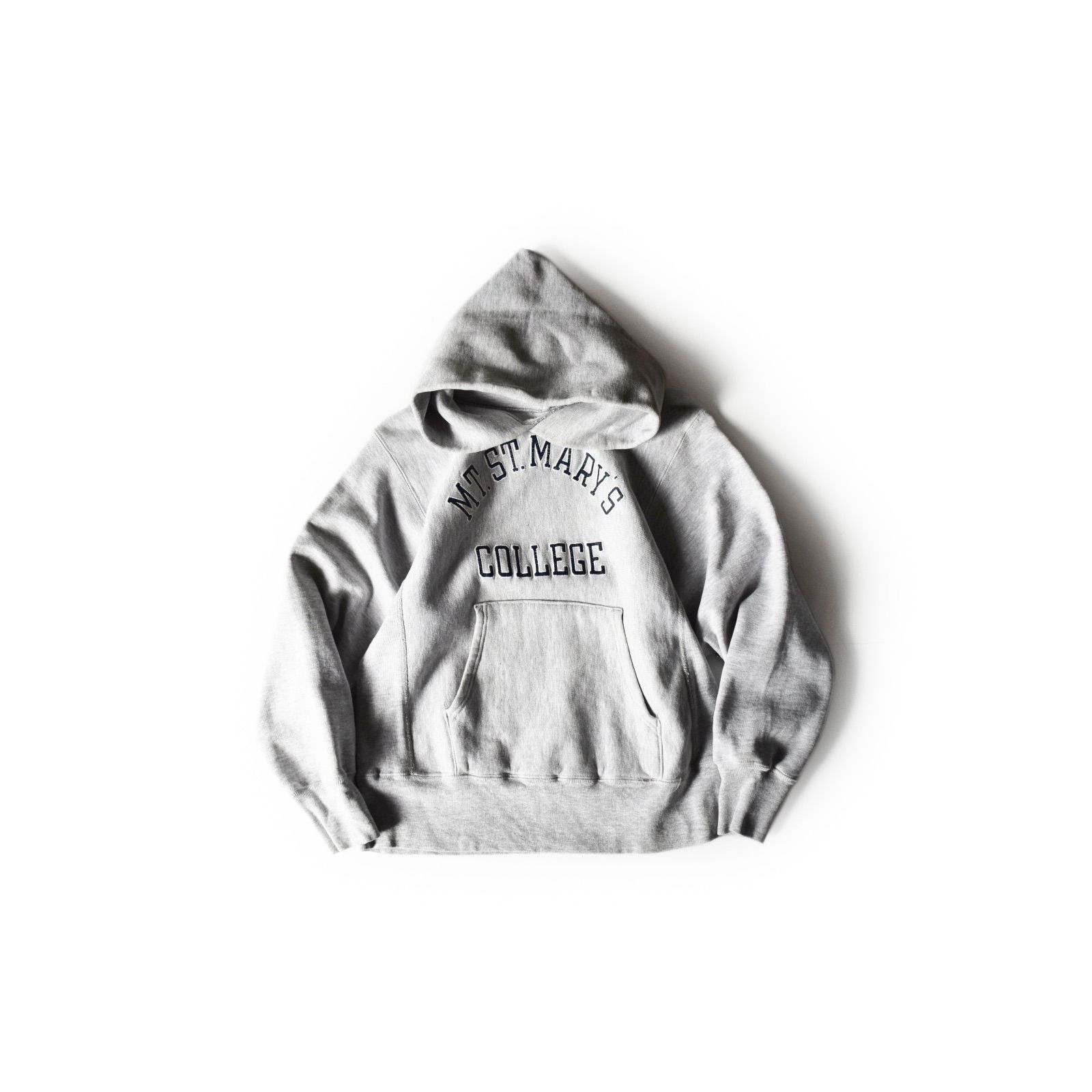 80 s 90 トリコタグ champion チャンピオン リバースウィーブ カレッジプリント フーディー reverse weave パーカー スウェット