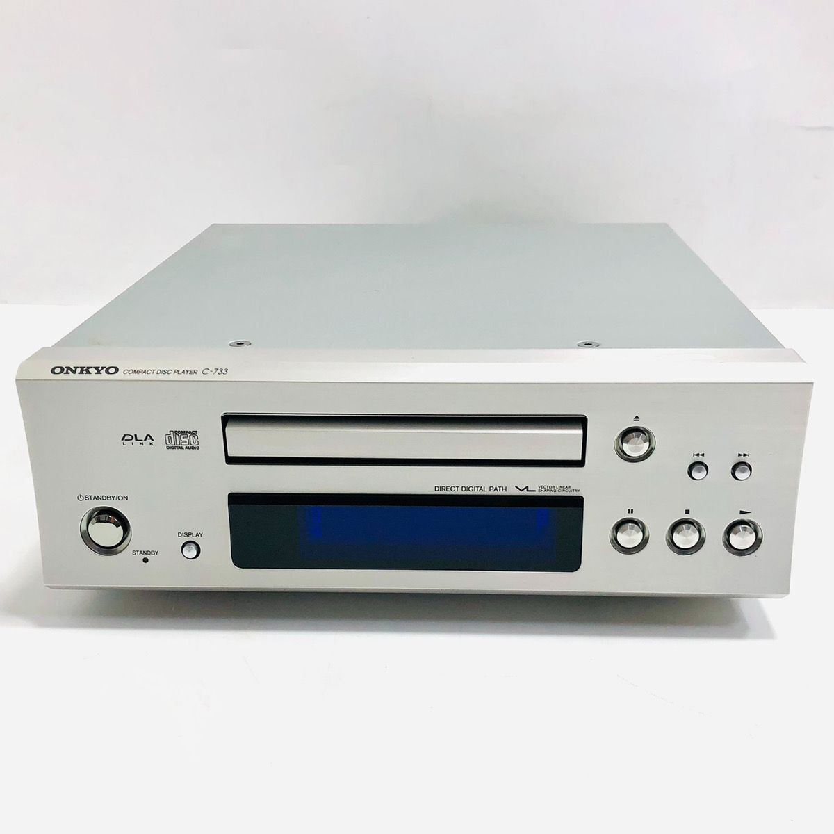  動作良好♪ ONKYO オンキョー C-733 CDプレーヤー インテック シリーズ シルバー CD SACDプレーヤー プレーヤー