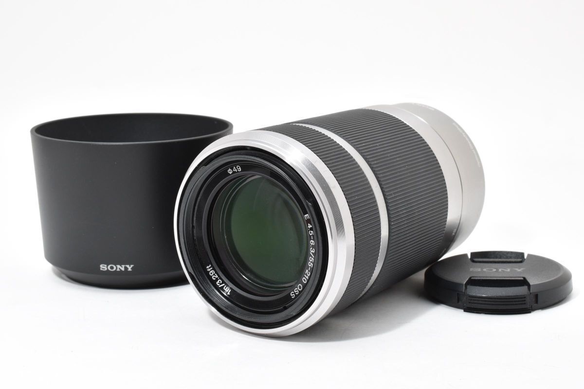 実用品 SONY E 55-210 mm F 4.5-6.3 OSS シルバー AYM 5254 70