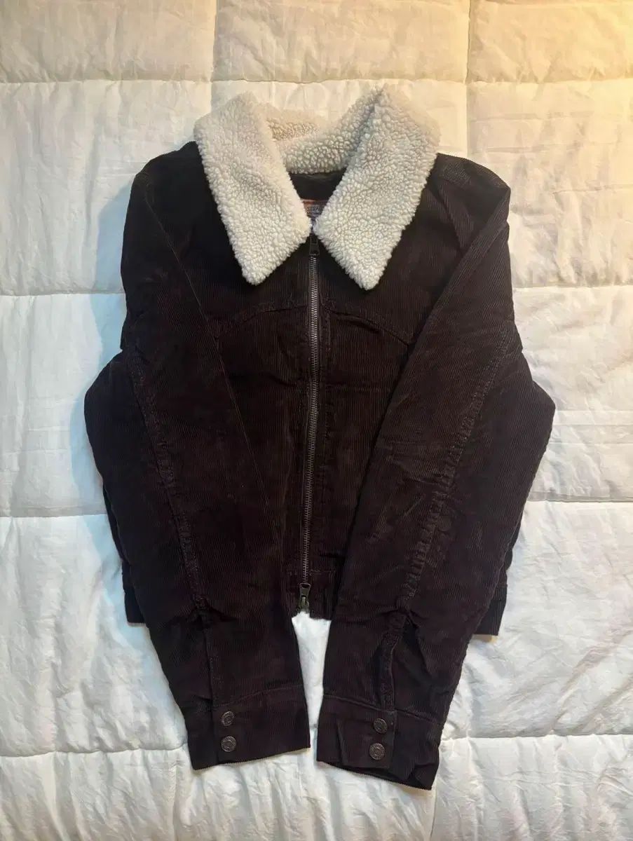 リーバイス レディース スリム シェルパ ジップアップ コーデュロイ ジャケット
