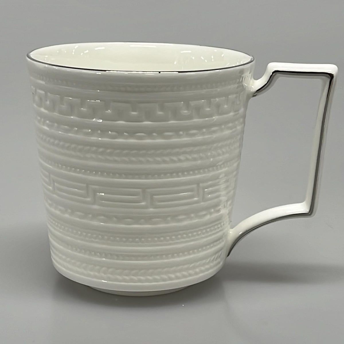 WEDG WOOD ウェッジウッド マグカップ - 白×シルバー