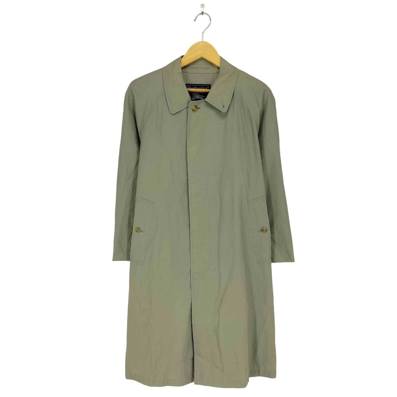 バーバリーズ コットン100 比翼ステンカラーコート メンズ 160