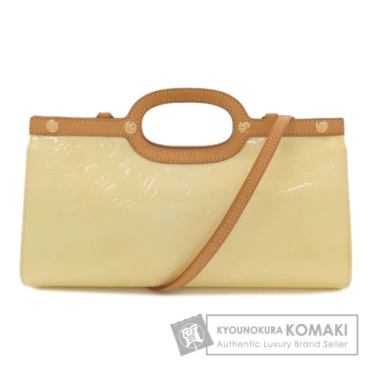 LOUIS VUITTON ルイヴィトン M 91374 ロクスバリー ドライブ ハンドバッグ ヴェルニ レディース