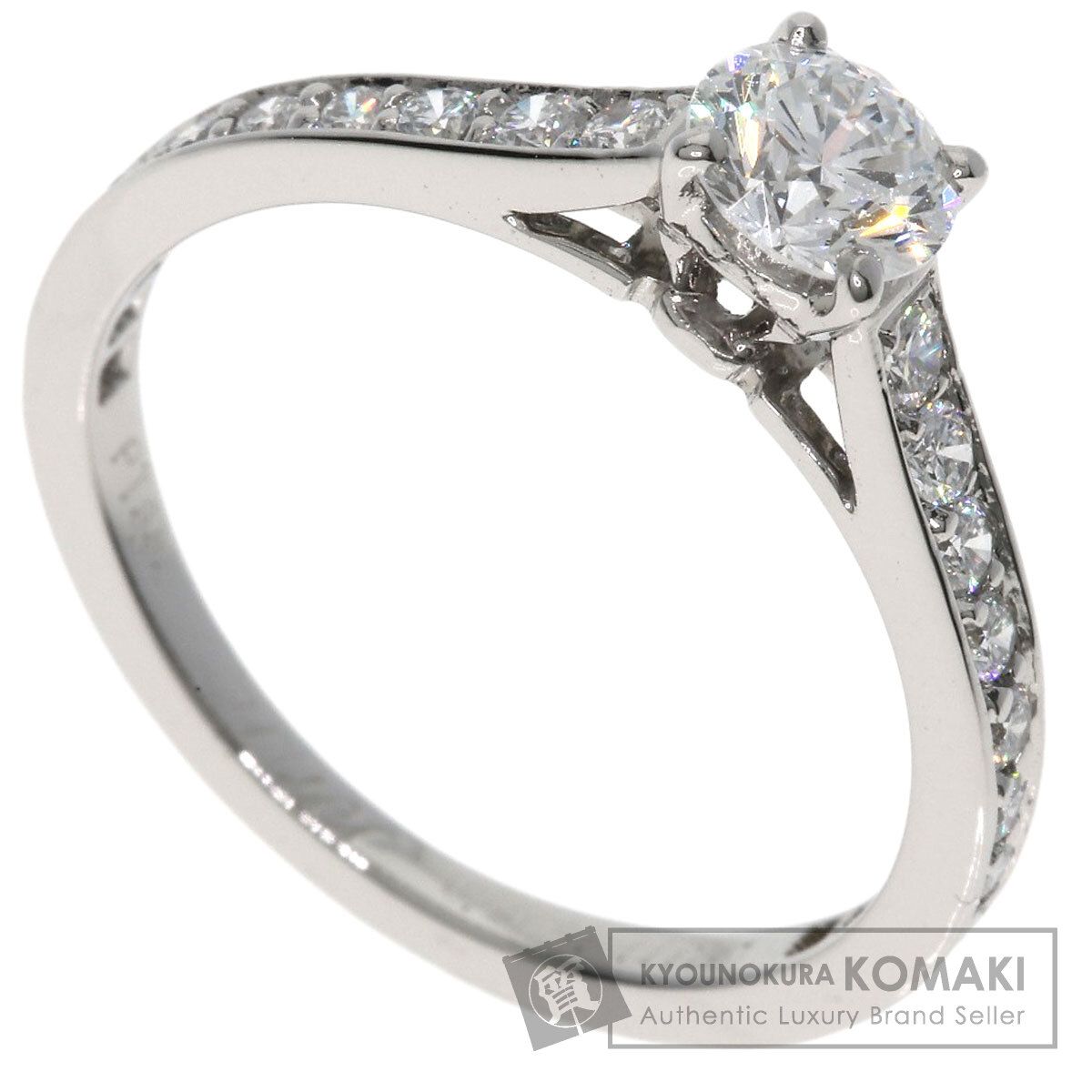 CARTIER カルティエ ソリテール ダイヤモンド 47 リング 指輪 PT 950 レディース