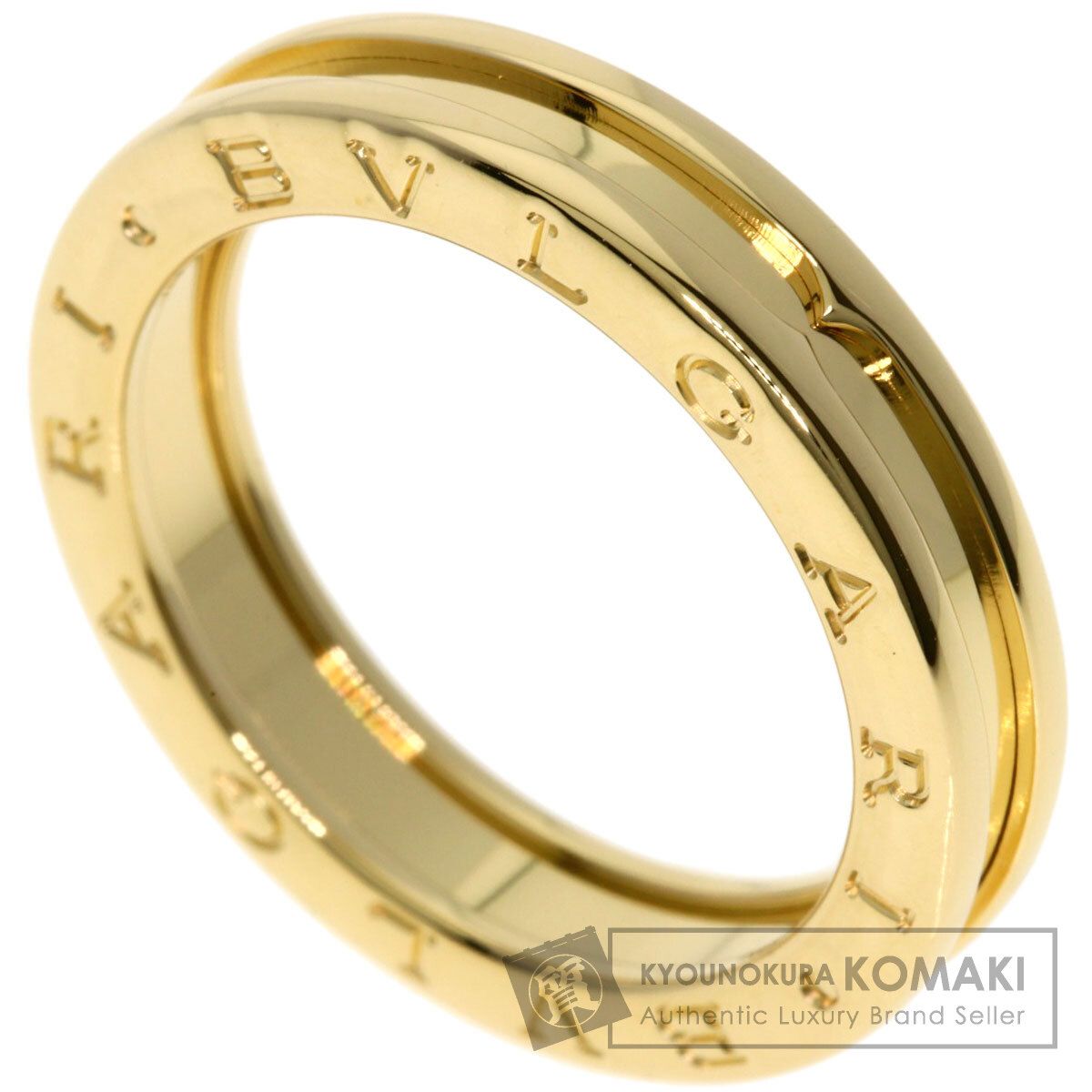 BVLGARI ブルガリ B-zero 1 ビーゼロワン 1バンド 60 リング 指輪 K 18 YG レディース