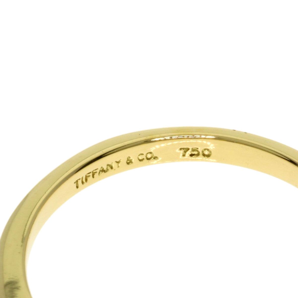 TIFFANY-Co. ティファニー パール 真珠 サファイア リング 指輪 K 18 YG レディース トレンド商品 着痩せ効果