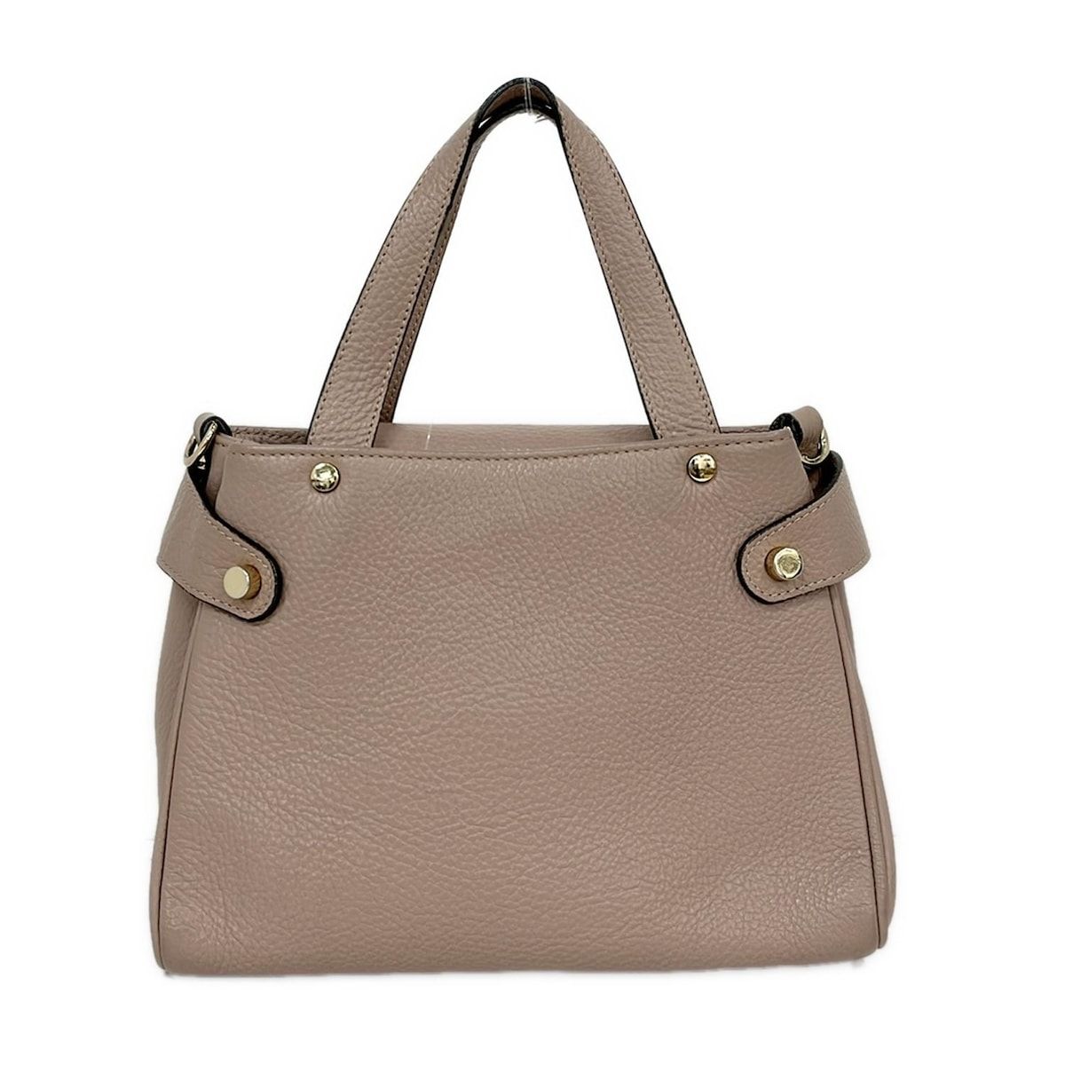 ANAYI アナイ ハンドバッグ - ピンクベージュ レザー