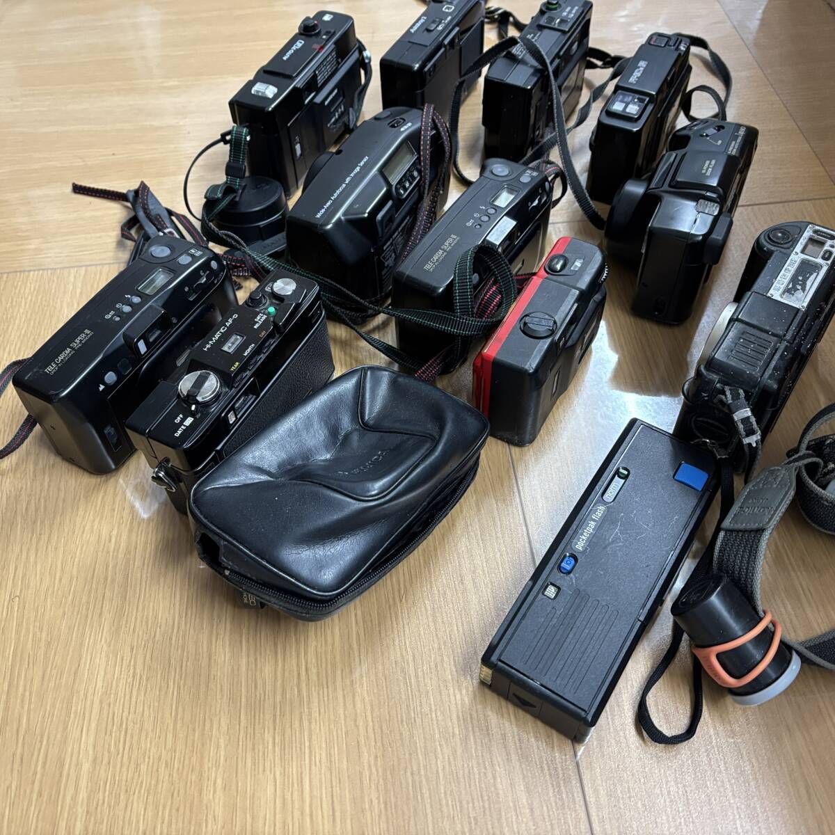 まとめ コンパクトフィルムカメラ 12台 Canon 他 動作未 P 825 a