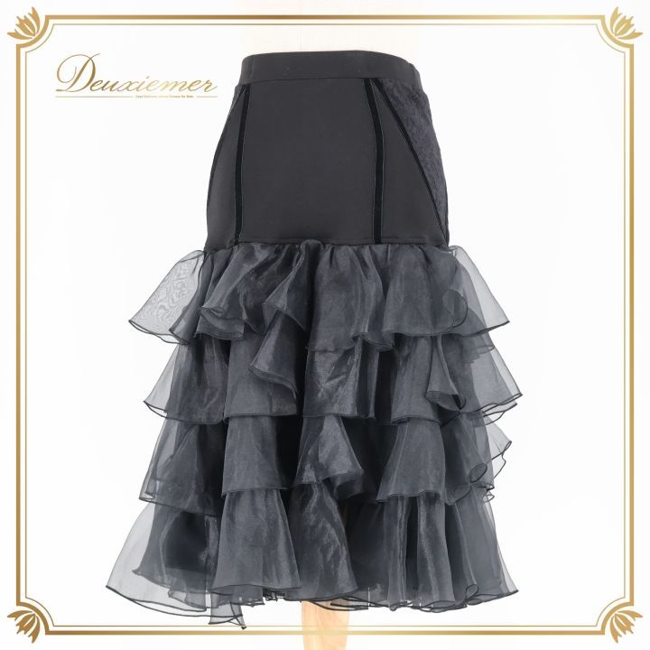 CHACOTT ROIYLDANCE 社交ダンス 黒 スカート 社交ダンス 衣装 スカート