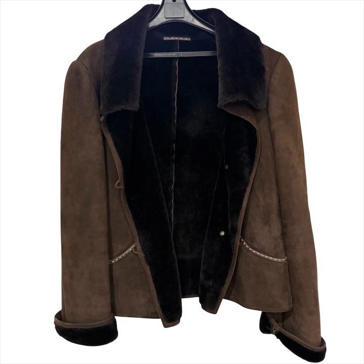 美品 FENDI フェンディ セレリア ヴィンテージ ムートン コート