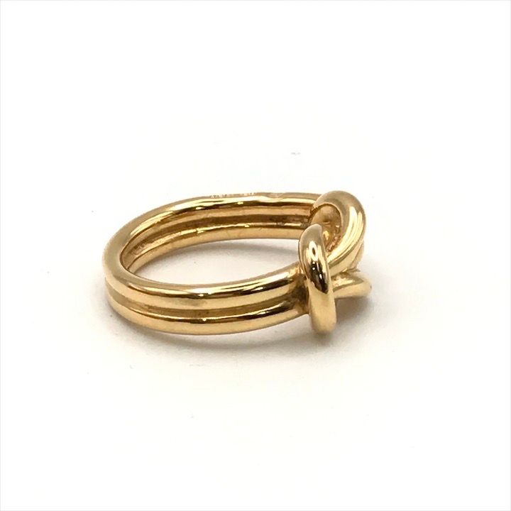 美品 Hermes エルメス アタメ スカーフリング ゴールド メタル GP 服飾