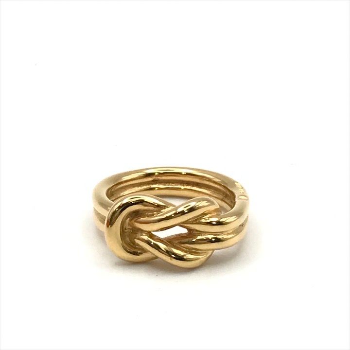 HERMES 【アタメ】シリーズのゴールドスカーフリング 箱付き 美品 Hermes エルメス アタメ スカーフリング ゴールド メタル GP 服飾