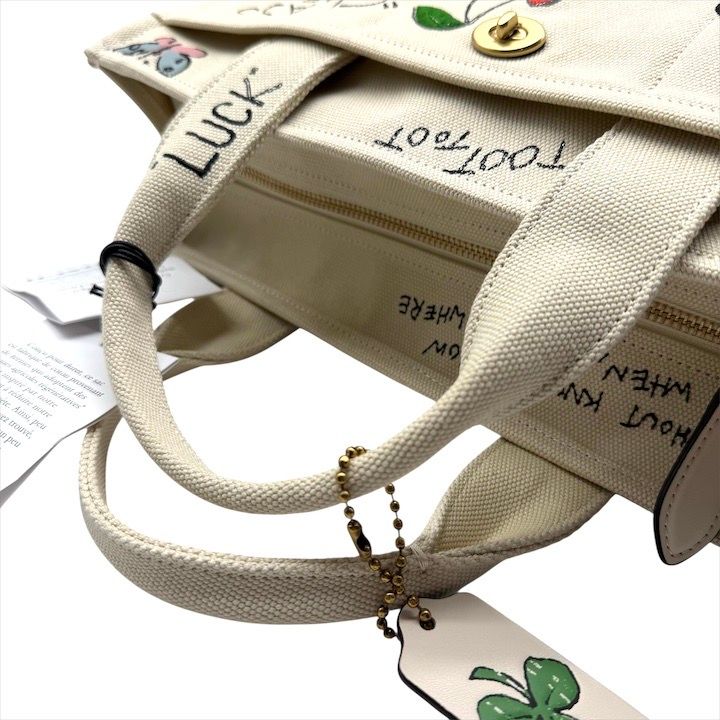 未使用品 COACH コーチ 2WAY ショルダー バッグ カーゴ トート