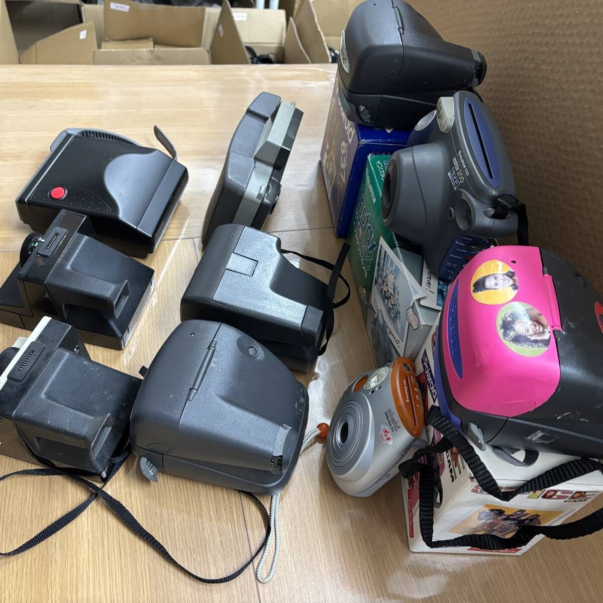 まとめ ポラロイド 他 インスタント コンパクトカメラ 計10台 フジフィルム他 P 825 b