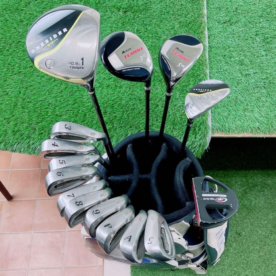 ゴルフクラブ メンズセット 初心者 ツルヤ ワンサイダーeo 入門 N2061
