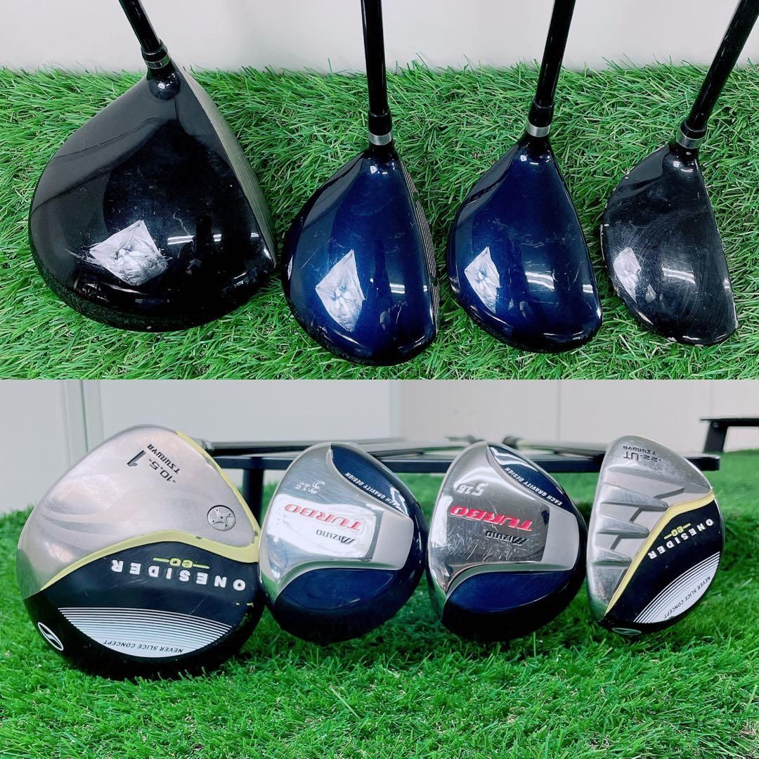 ゴルフクラブ メンズセット 初心者 ツルヤ ワンサイダーeo 入門 N2061