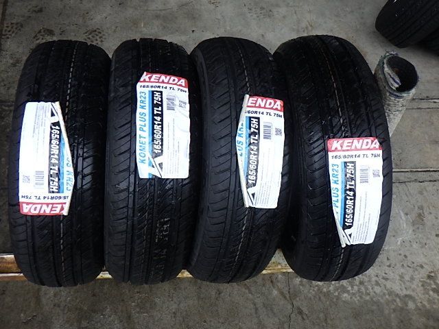 T 2412-10 ♥ラジアルタイヤ KENDA KOMET PLUS KR 23 165|60 R 14 2025-24年 ４本セット