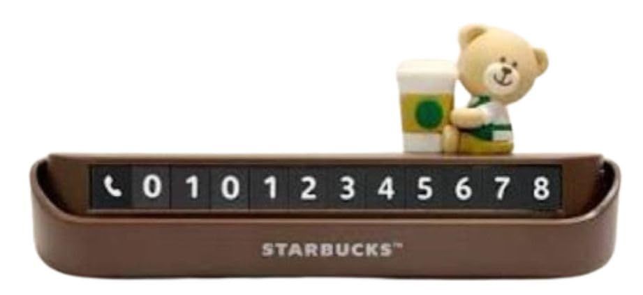 スターバックス スタバ 韓国 ノベルティ グッズ 電話番号プレート