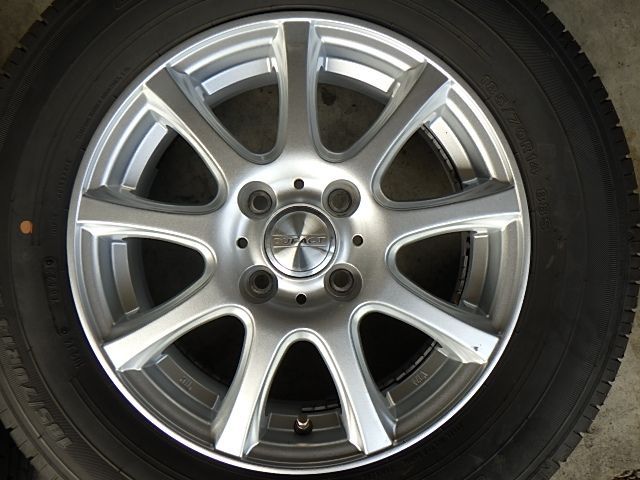 234-835 DUFACT アルミホイール＆ラジアルタイヤ 185|70 R 14 2025年 ４本セット