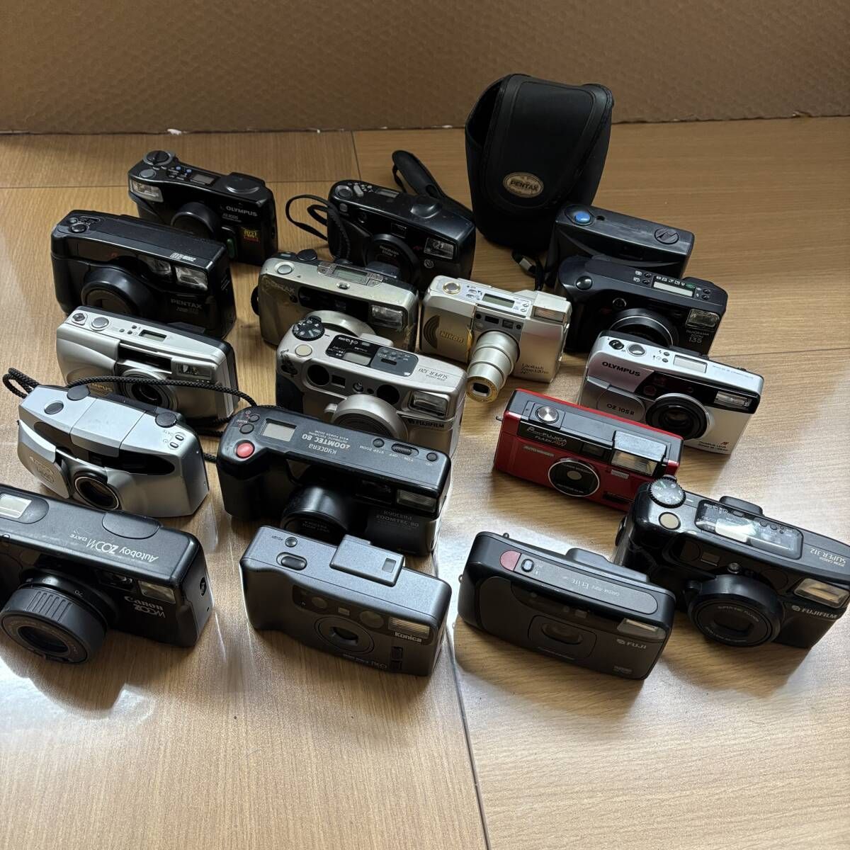 まとめ コンパクトフィルムカメラ 17台セット 京セラ 他 各種 動作未 P 319 a