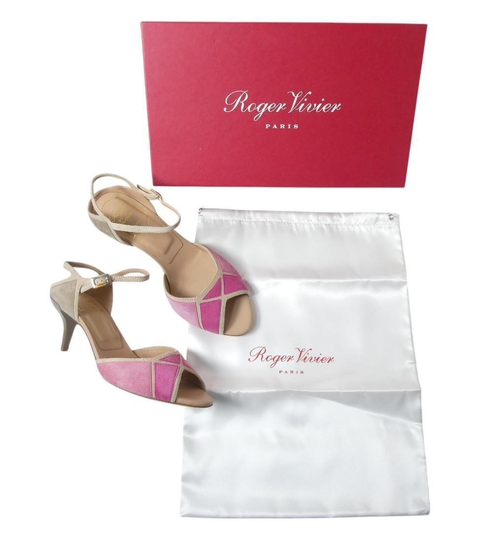 未使用 Roger Vivier ロジェヴィヴィエ サイズ36.5 約23.5㎝ スエード
