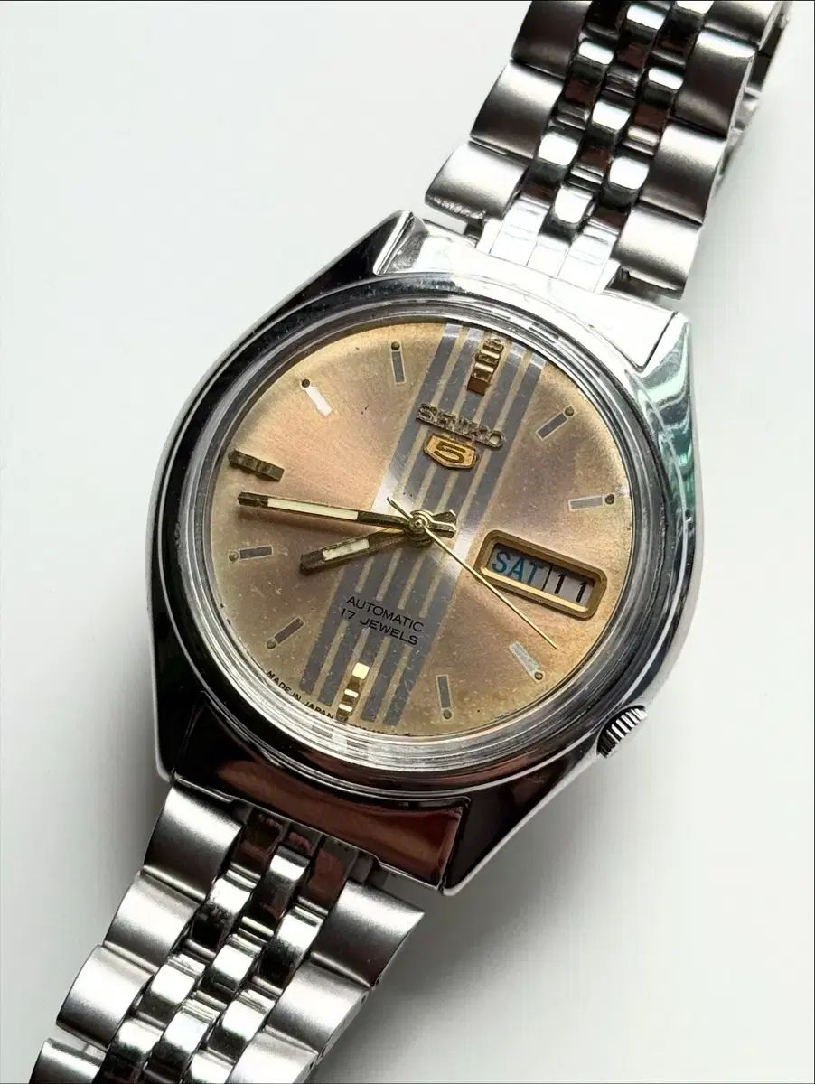 90 s SEIKO セイコー5 ヴィンテージ オートマティック メタル リストウォッチ